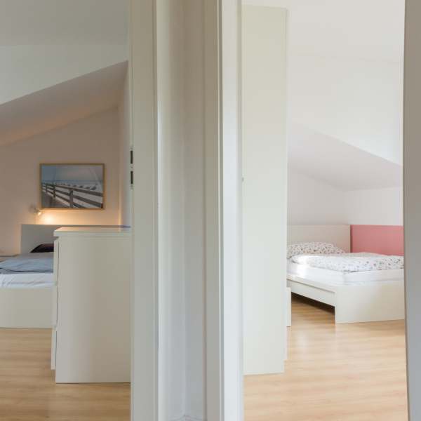 Schlafzimmer Eingang Ferienhaus Eßig Niendorf