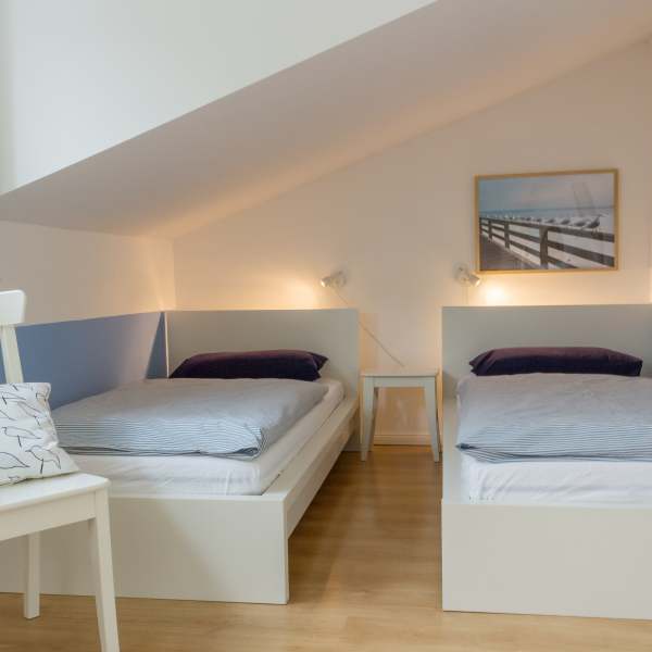 Schlafzimmer 1 Ferienhaus Eßig Niendorf