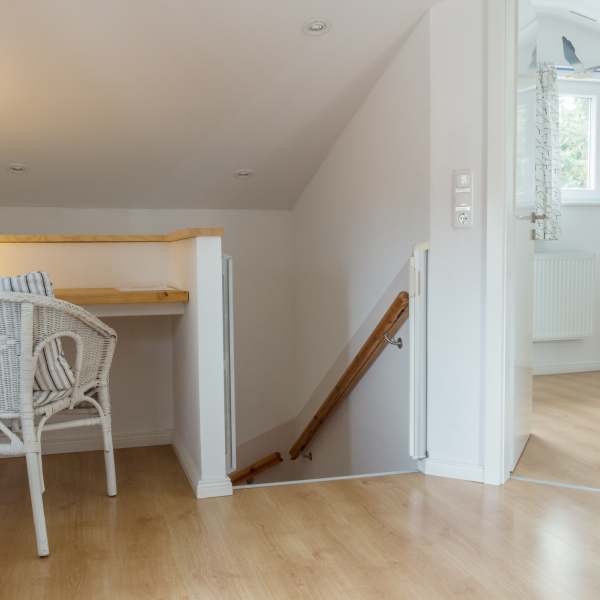 Treppenaufgang Ferienhaus Eßig Niendorf